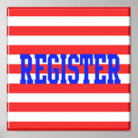 Register in Blue, Red & White Stripes Print