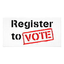 Register to Vote Custom Photo Card