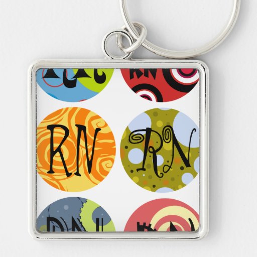 Registered Nurse Announcement Key Chain