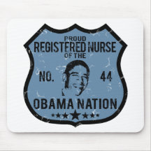 Registered Nurse Obama Nation Mousepad