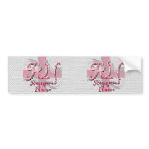 Registered Nurse, Pink Cross Swirls
