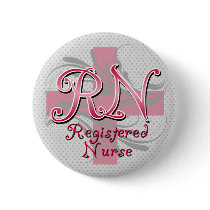 Registered Nurse, Pink Cross Swirls