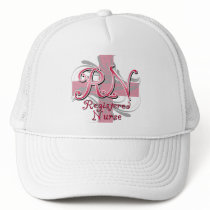 Registered Nurse, Pink Cross Swirls