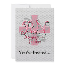 Registered Nurse, Pink Cross Swirls