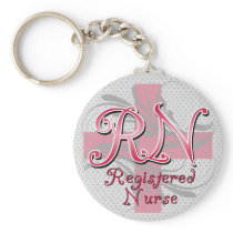Registered Nurse, Pink Cross Swirls