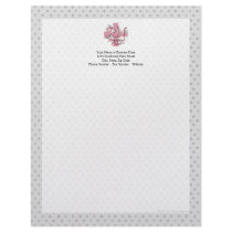 Registered Nurse, Pink Cross Swirls