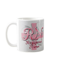 Registered Nurse, Pink Cross Swirls