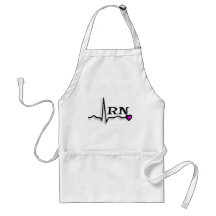 Registered Nurse "RN" Gifts QRS Design Apron