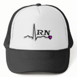 Registered Nurse "RN" Gifts QRS Design Trucker Hat