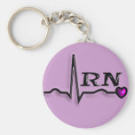 Registered Nurse "RN" Gifts QRS Design Key Chains