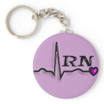 Registered Nurse "RN" Gifts QRS Design Key Chains
