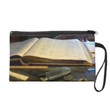 Registre et lunettes pochette avec dragonne