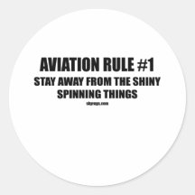 RÈGLE 1 D'AVIATION AUTOCOLLANTS