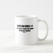 RÈGLE 1 D'AVIATION TASSE À CAFÉ