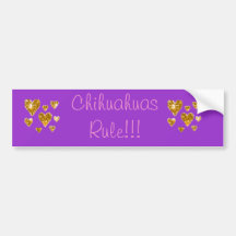Règle de chiwawas ! ! ! adhésif pour voiture