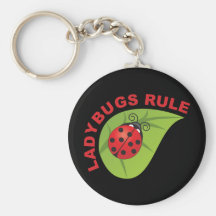 Règle de coccinelles porte-clé