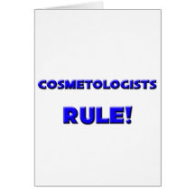 Règle de Cosmetologists ! Carte De Vœux