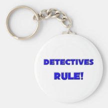 Règle de détectives ! porte-clefs