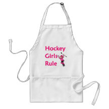 Règle de filles d'hockey tablier