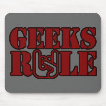 Règle de geeks tapis de souris