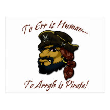 RÈGLE de pirates ! Cartes Postales