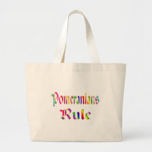 Règle de Pomeranians Sacs En Toile