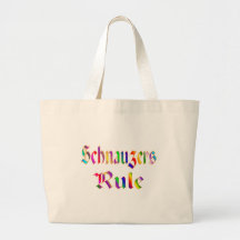 Règle de Schnauzers Sacs En Toile
