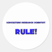 Règle de scientifiques de recherches d'agriculture autocollants