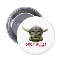 Règle d'Orcs ! Badges Avec Agrafe