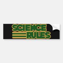 Règles de la Science Autocollants Pour Voiture