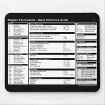 Regular Expressions - Quick Reference Mousepad