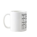Regular Expressions - Quick Reference Mug