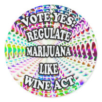 Regulate Marijuana Like Wine Act  Sticker