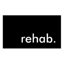 rehab. business card