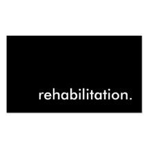 rehabilitation. business card templates