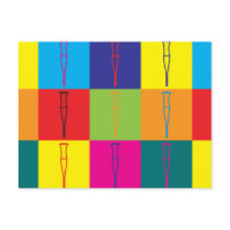Rehabilitation Pop Art Postcard