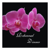 Rehearsal Dinner Invitation -- Orchids invitations