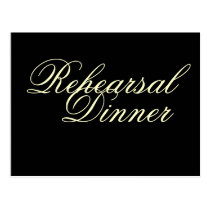 Rehearsal  Dinner postcards
