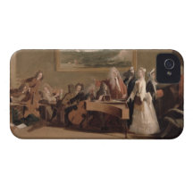 Rehearsal of an Opera, c.1709 (oil on canvas) 2 iPhone 4 Case