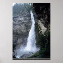 Reichenbach Falls, Switzerland Print