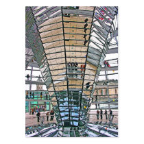 Reichstag / Bundestag, Interior, Berlin(r37pst) Business Card Templates