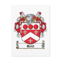 Reid Family Crest Postcard