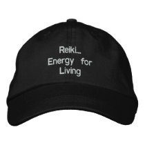 Reiki...Energy for Living Hat Embroidered Hat