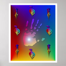 Reiki Hand Print