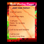 REIKI HEALING PRAYER SCRIPT posters