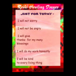 REIKI HEALING PRAYER SCRIPT posters