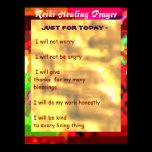 REIKI HEALING PRAYER SCRIPT posters