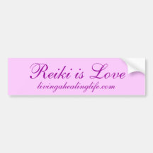 Reiki is Love Bumper Stickers