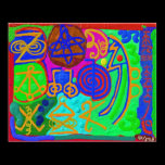REIKI  n KARUNA HEALING SIGNS posters
