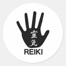 Reiki Round Stickers